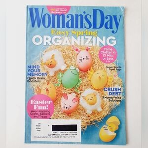 Womans Day Magazine April, 2019 - Easy Spring Organizing Easter
